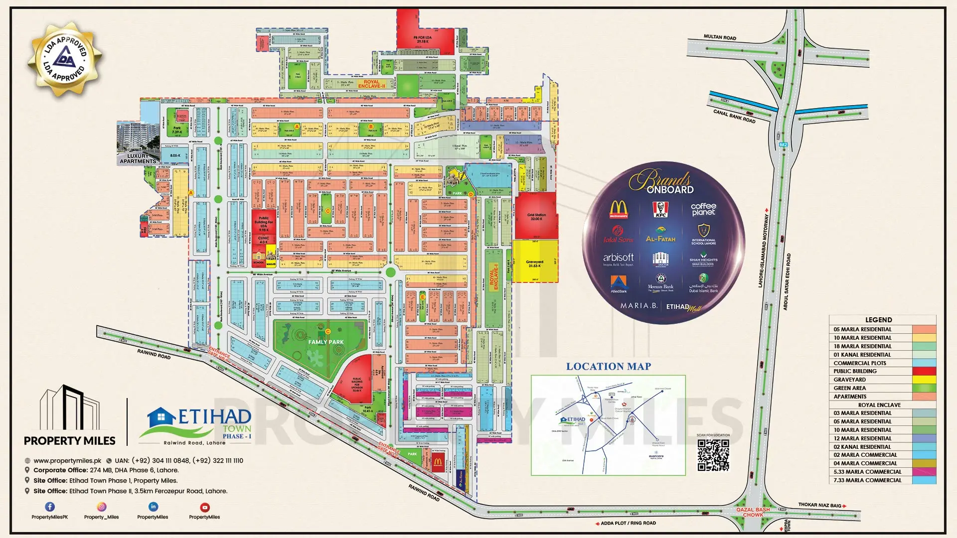 Master plan of Etihad Town Phase 1