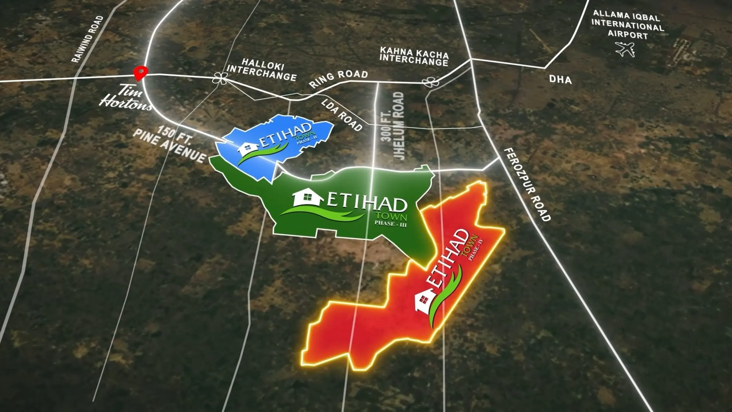 Master plan of Etihad Town Phase 4