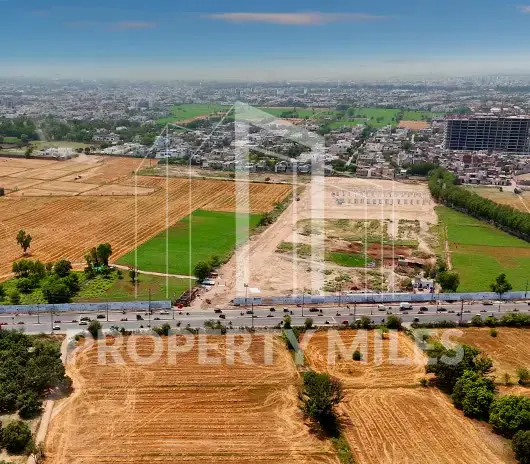 Aerial view of the Premier Enclave site